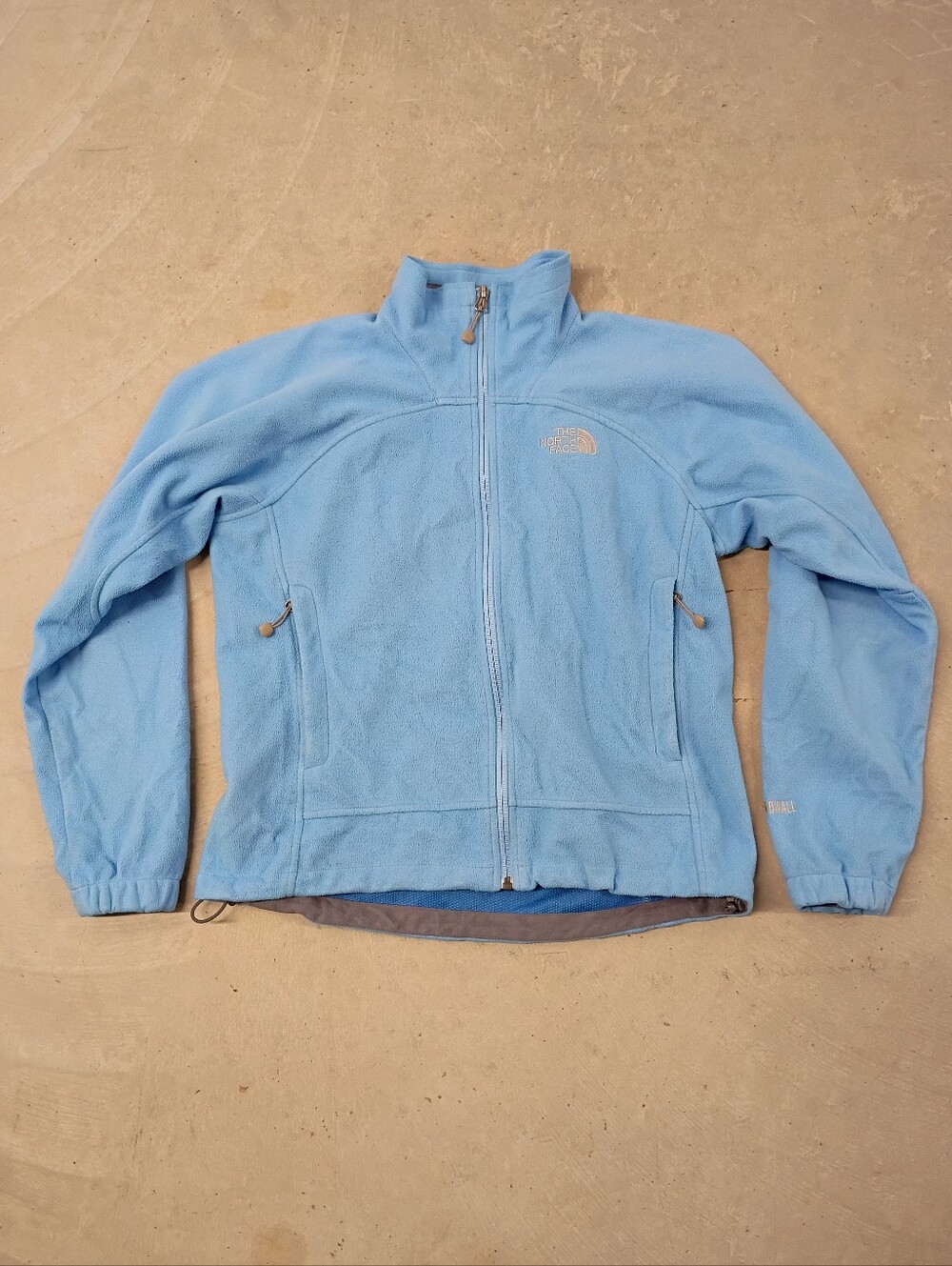 The North Face WindWall Light Blue Fleece Jacket Women's Small